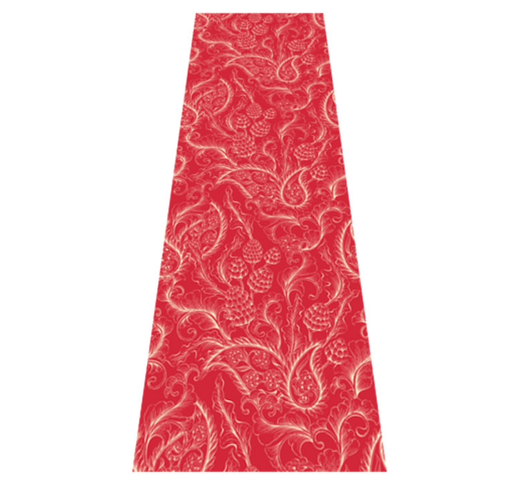 Tapis vinyle cuisine illustration paisley - TenStickers
