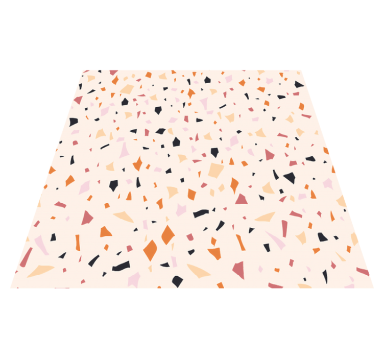 Tapis vinyle cuisine en terrazzo gris - TenStickers