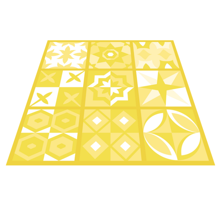 Tapis vinyle cuisine pantone illuminant - TenStickers
