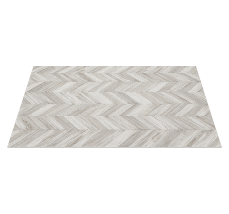 Tapis vinyle cuisine effet planches rustiques - TenStickers