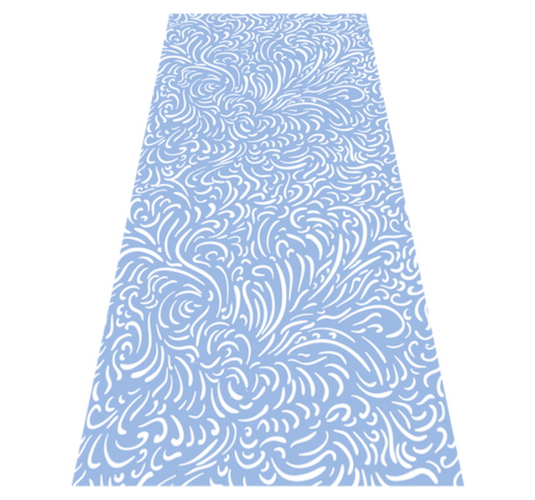 Tapis vinyle bureau motif glacé - TenStickers