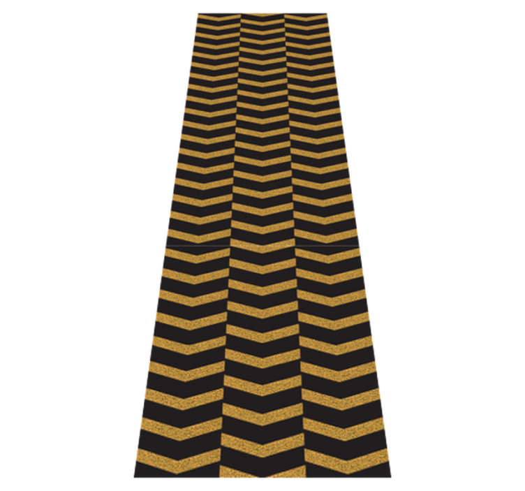 Tapis vinyle bureau lignes dorées marbrées - TenStickers