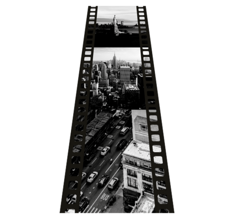 Tapis vinyle chambre collage photo nyc - TenStickers