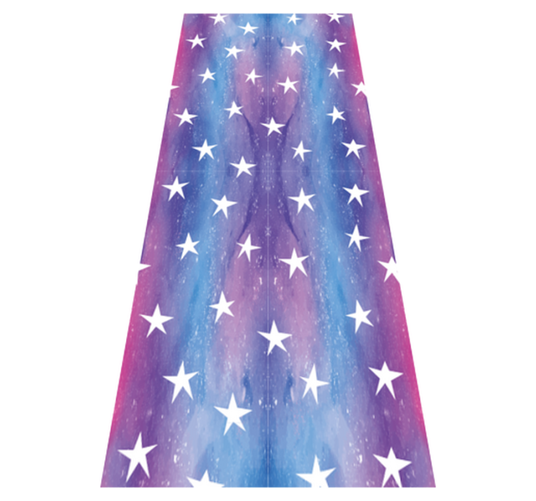 Tapis vinyle chambre texture cosmos violette avec étoiles - TenStickers