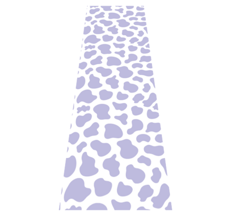 Tapis vinyle chambre motif vache violet - TenStickers