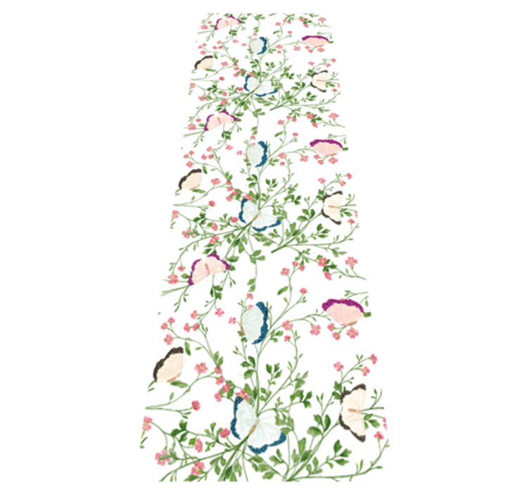 Tapis vinyle chambre aquarelle fantastique - TenStickers