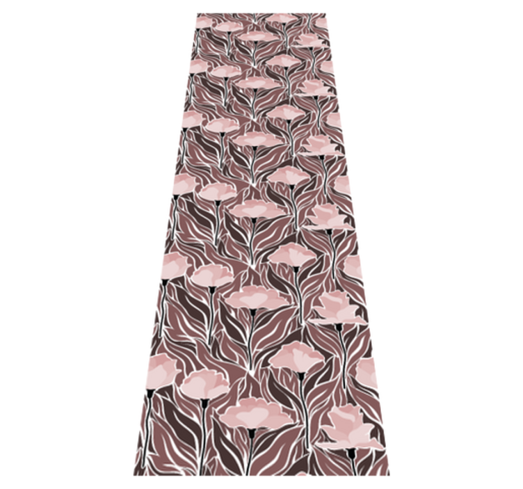 Tapis vinyle chambre motif abstrait vintage - TenStickers