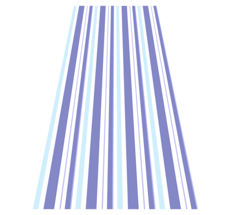 Tapis vinyle chambre rayures verticales bleues fines - TenStickers