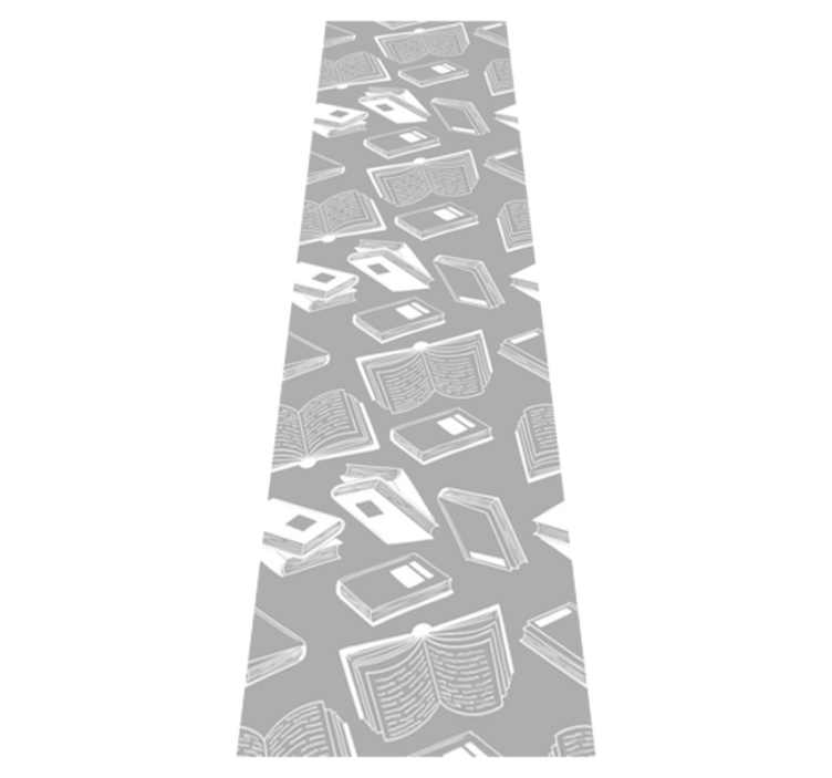 Tapis vinyle chambre poème gris style nordique - TenStickers