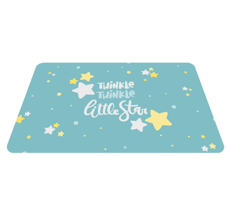 Tapis vinyle pour enfants crèche sur le thème des étoiles - TenStickers