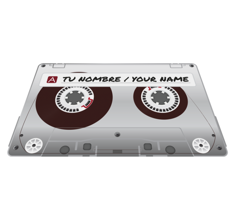Tapis vinyle personnalisé cassette personnalisée - TenStickers