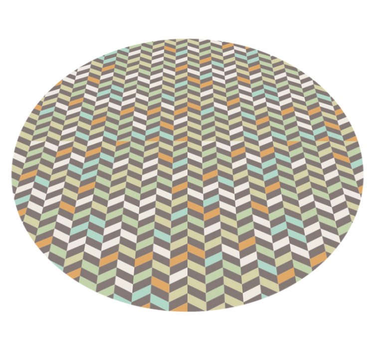 Tapis vinyle petits losanges style scandinave - TenStickers