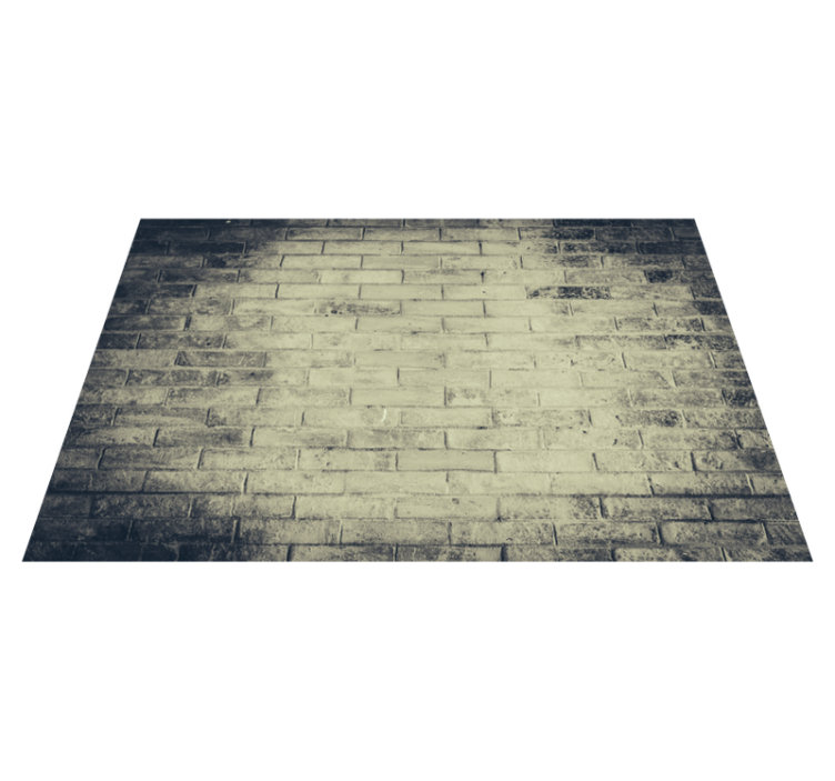 Tapis vinyle minimaliste brique vieillie - TenStickers
