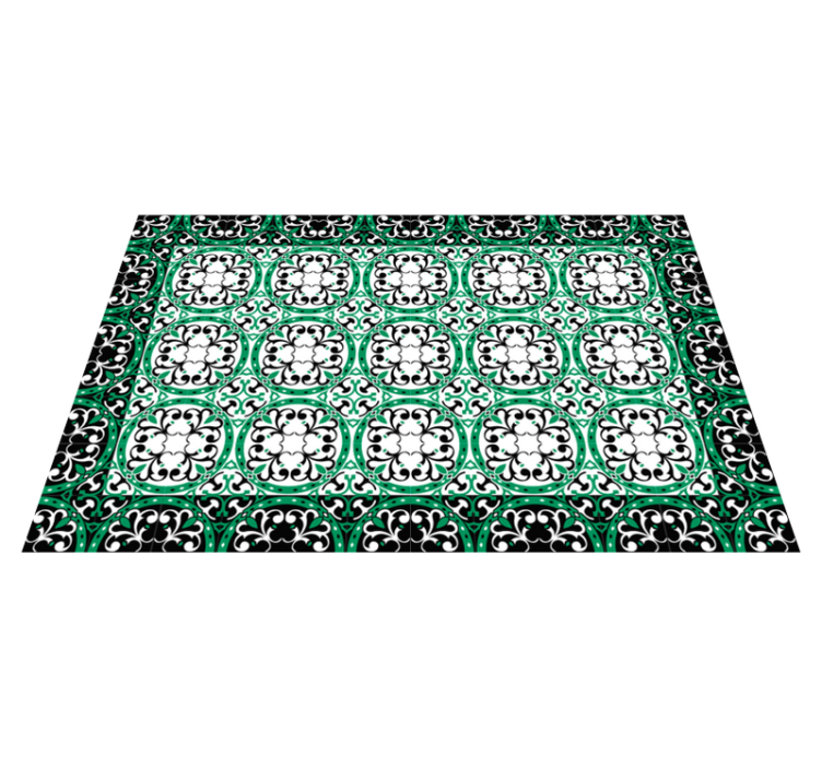 Tapis vinyle de salon mosaïque - TenStickers