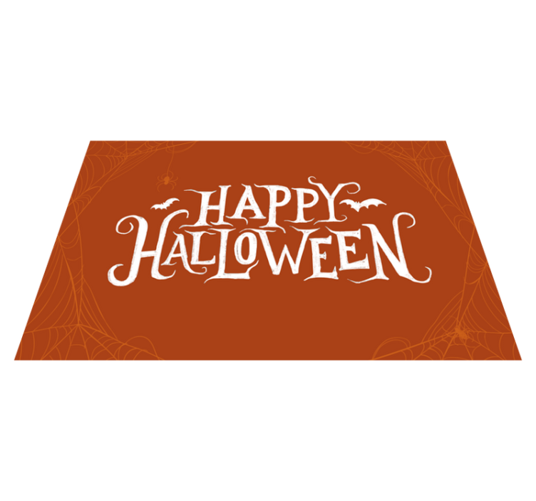 Tapis vinyle halloween message festif d'halloween - TenStickers