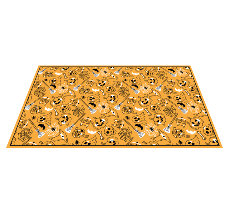 Tapis vinyle halloween ambiance terrifiante - TenStickers