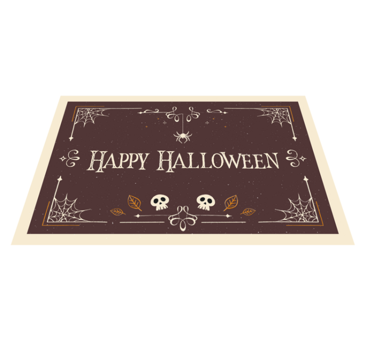 Tapis vinyle halloween thème de célébration d'halloween - TenStickers