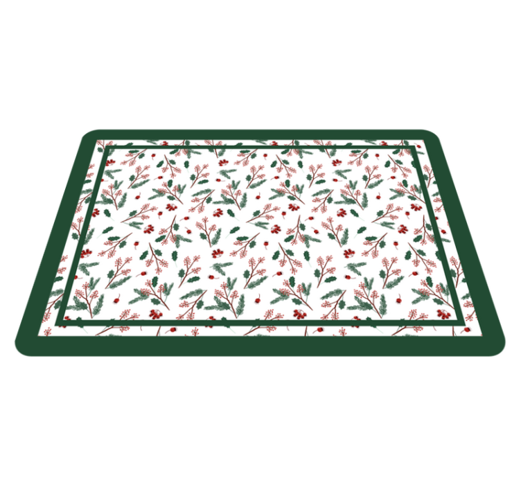 Tapis vinyle fleurs et plantes jardin botanique - TenStickers