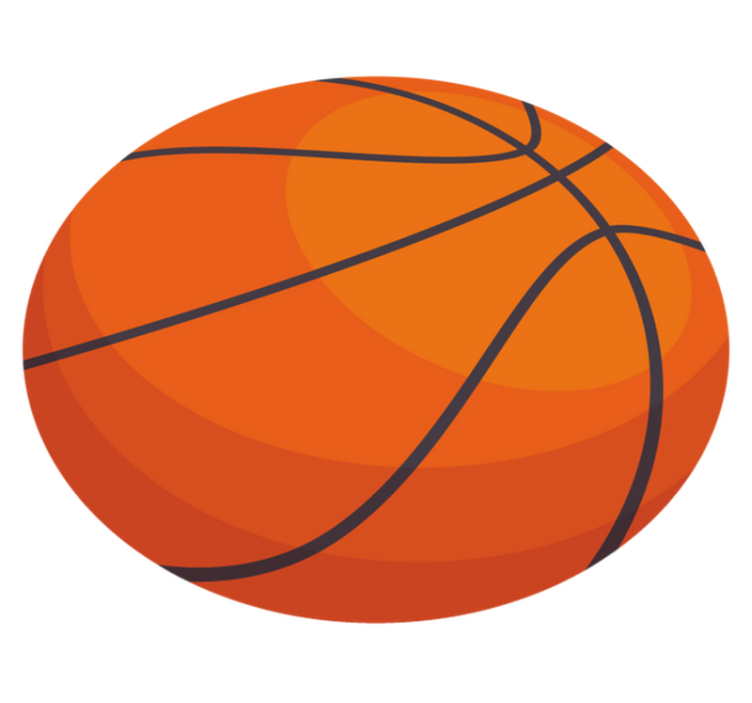 Tapis vinyle autres tapis modèle de basket-ball - TenStickers