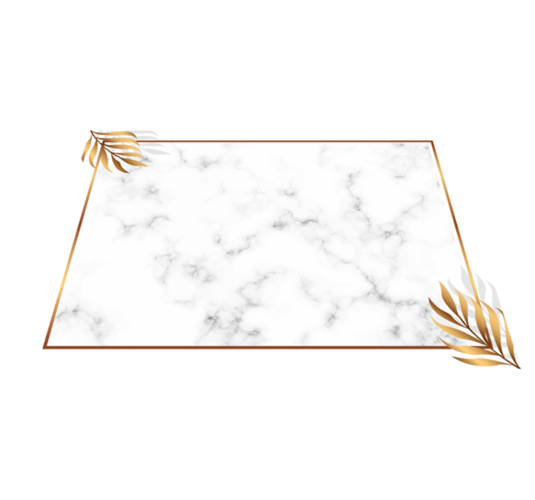 tapis vinyle effet pierre Marbre de luxe - TenStickers