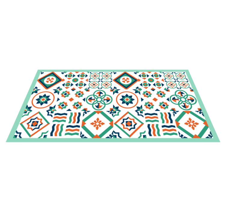 Tapis vinyle cuisine modèle dynamique - TenStickers