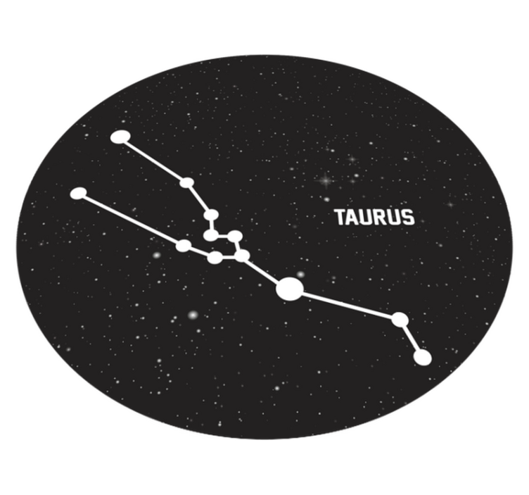 Tapis vinyle étoile constellation du taureau - TenStickers