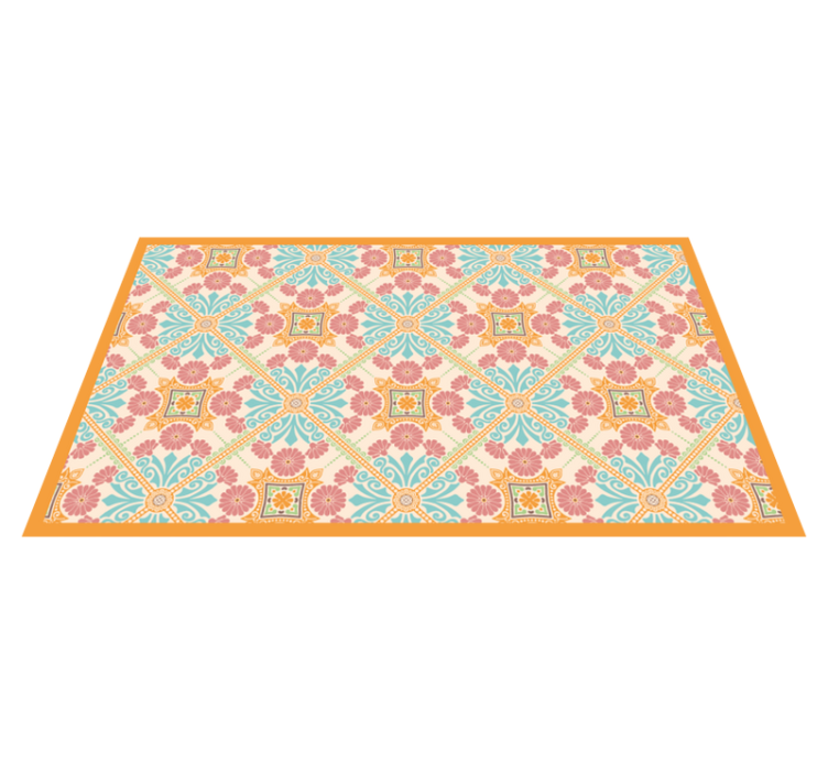 Tapis vinyle cuisine mosaïque colorée - TenStickers
