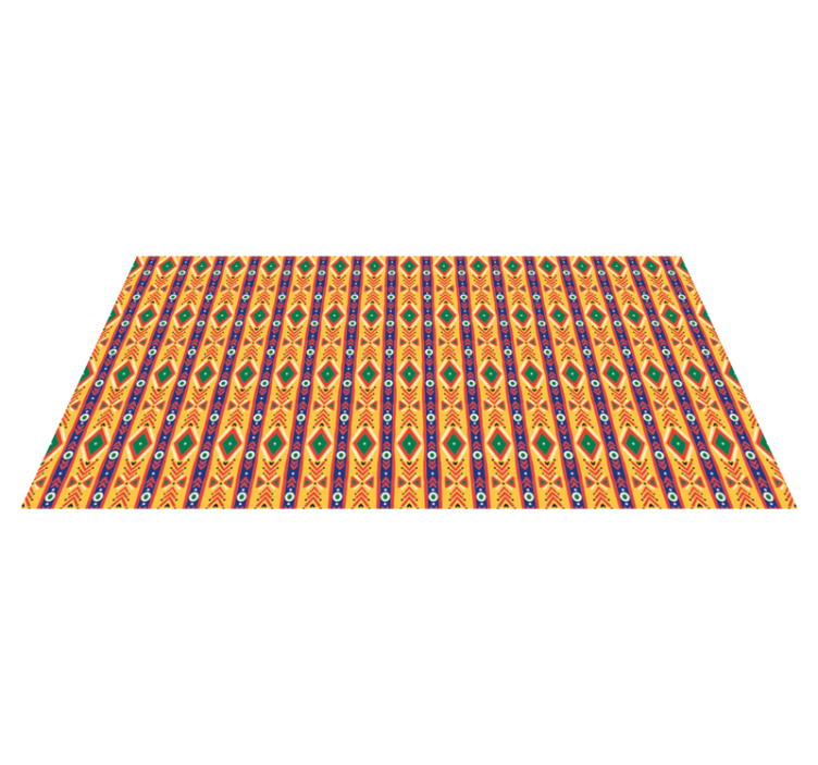 Tapis vinyle éthnique motif à motif ethnique - TenStickers