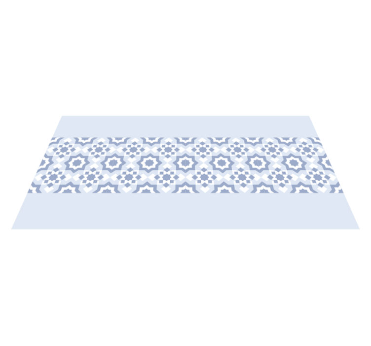 Tapis vinyle cuisine couloir carrelage - TenStickers
