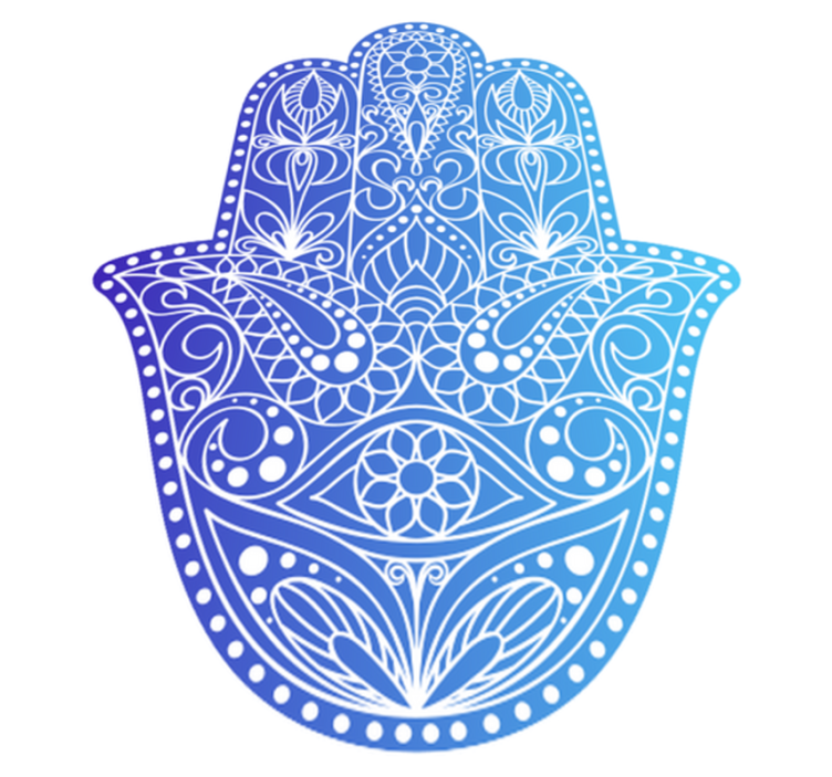 Tapis vinyle mandala décoration inspirée du mandala - TenStickers