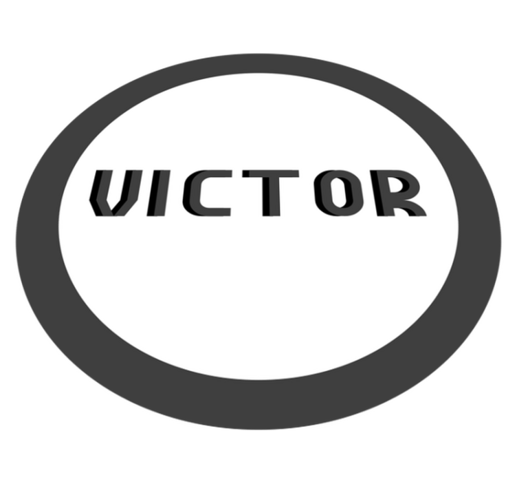 Tapis vinyle personnalisable avec prénom - TenStickers