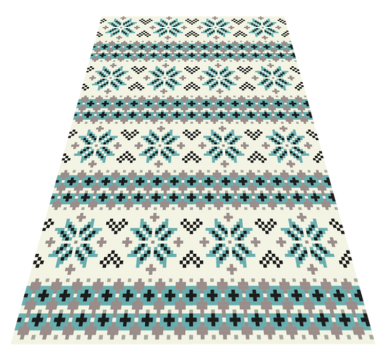 Tapis vinyle mandala motif mandala ethnique - TenStickers