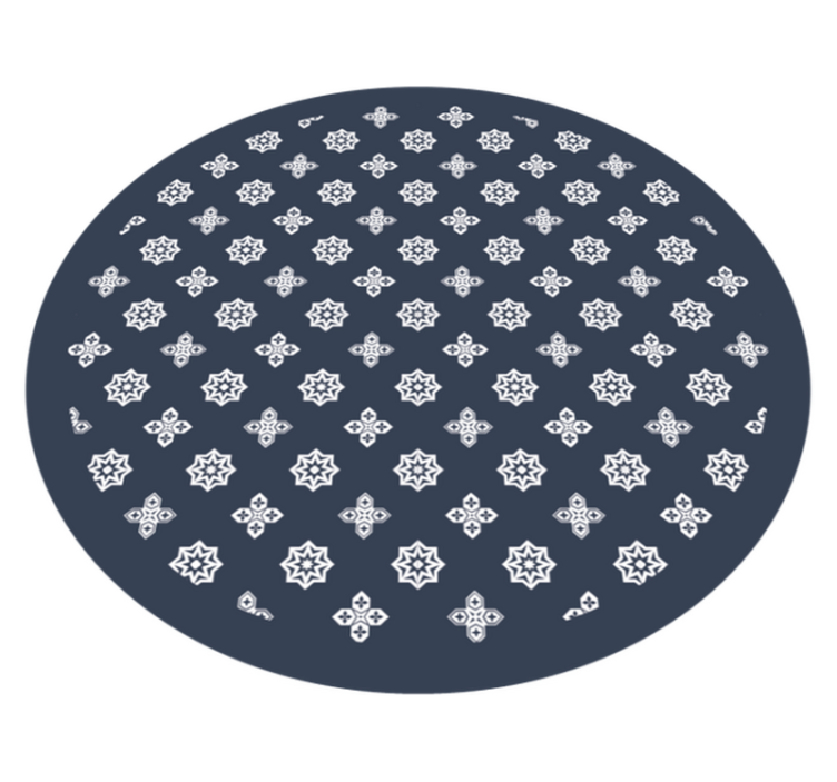 Tapis vinyle étoile motifs célestes - TenStickers
