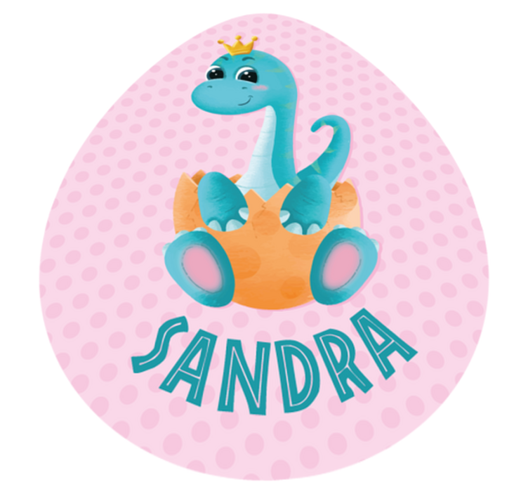 Tapis vinyle personnalisé graphique dinosaure - TenStickers