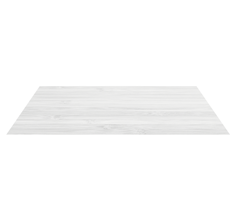 Tapis vinyle cuisine bois blanc - TenStickers