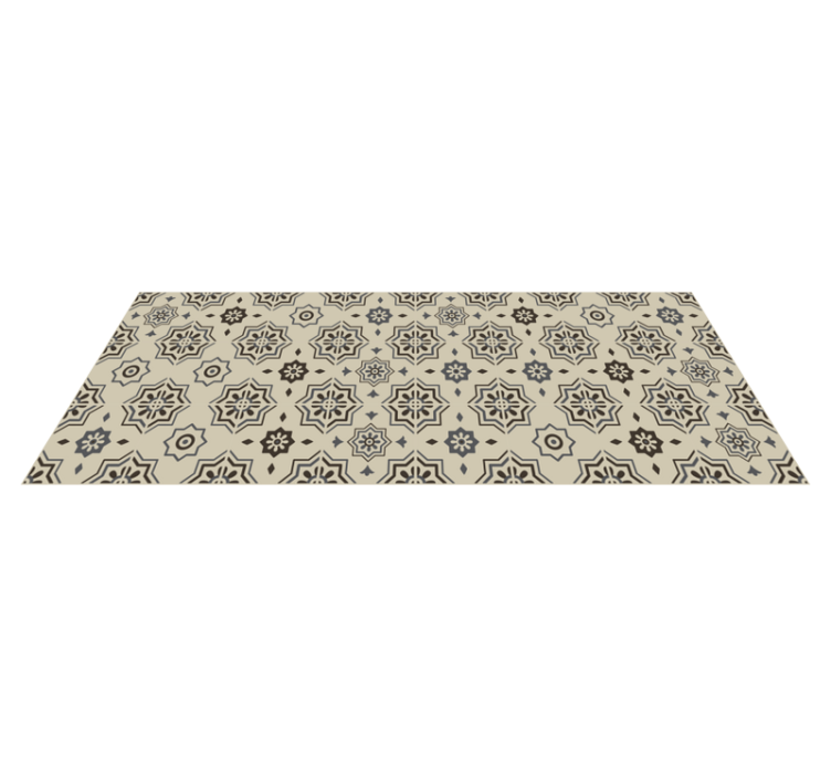 Tapis vinyle carreaux de ciment motif décoratif - TenStickers