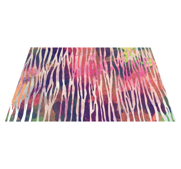 Tapis vinyle rayures spectre rayé abstrait - TenStickers
