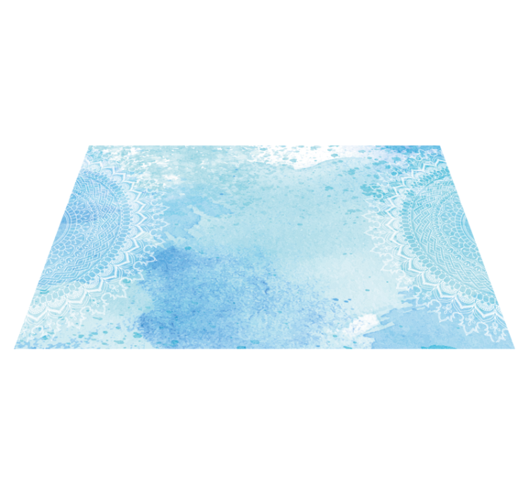 Tapis vinyle mandala Éclaboussure mandala - TenStickers