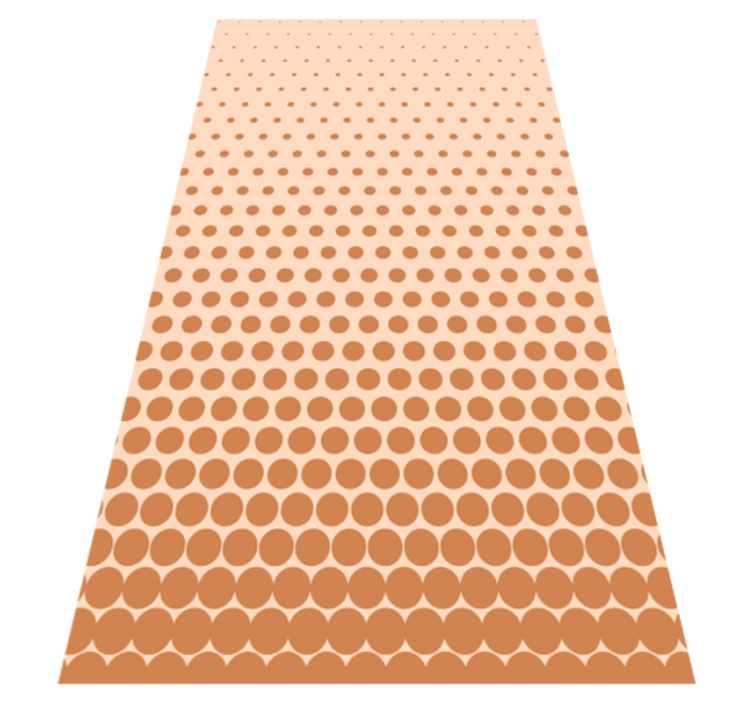 Tapis vinyle rayures dégradé à pois - TenStickers