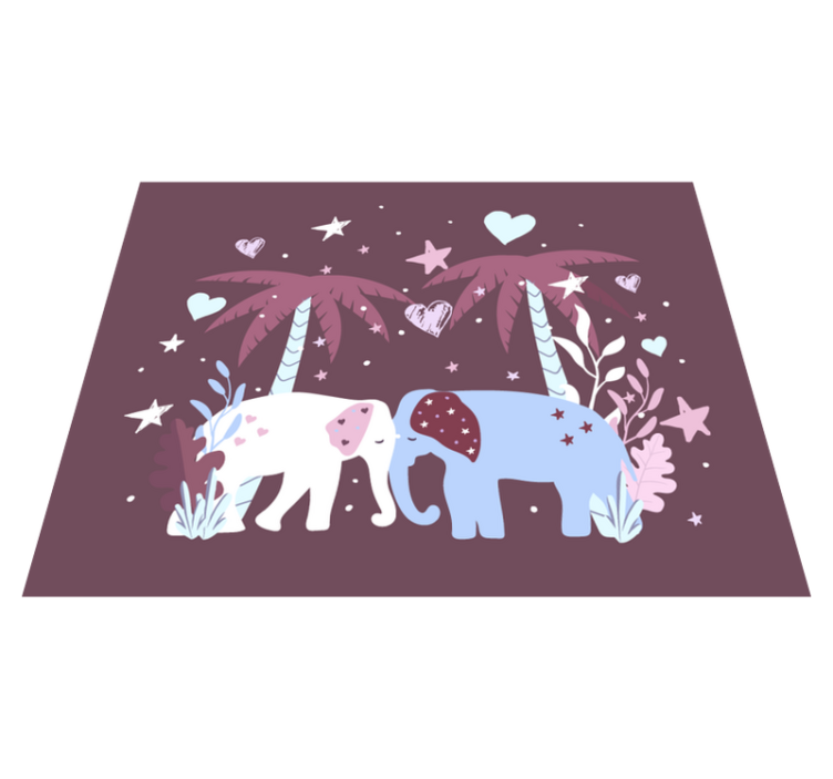 Tapis vinyle pour enfants safari enfant - TenStickers