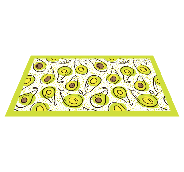 Tapis vinyle cuisine délice d'avocat - TenStickers