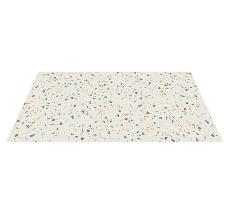 Tapis vinyle cuisine texture terrazzo - TenStickers