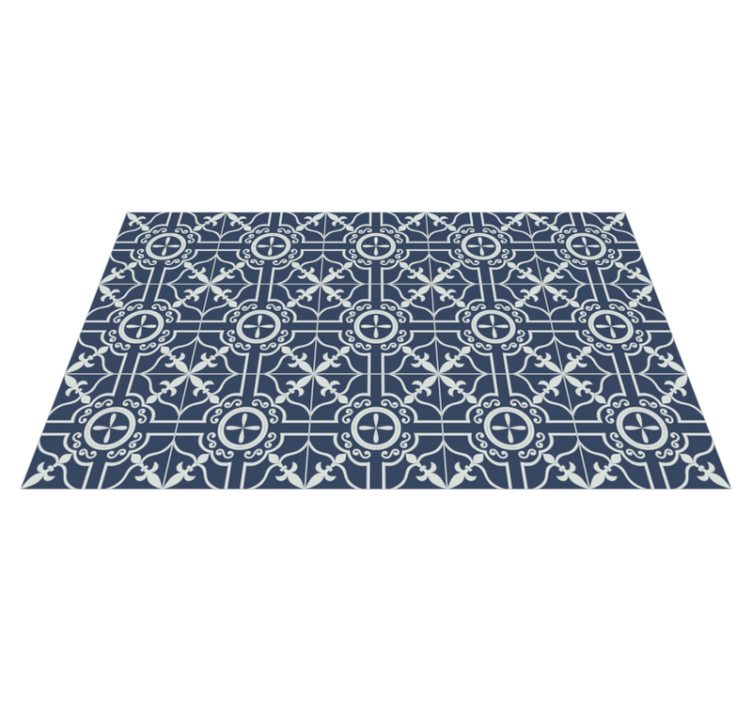Tapis vinyle chambre motif de carreaux classiques - TenStickers