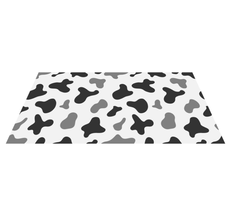 Tapis vinyle animal motif de vache - TenStickers