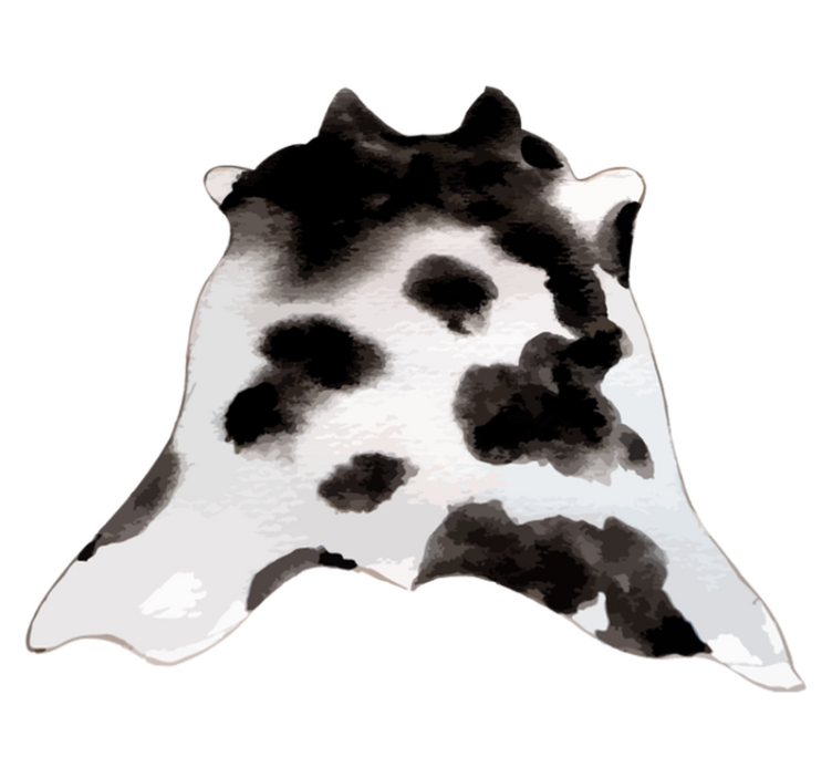 Tapis vinyle animal idée peau de vache - TenStickers