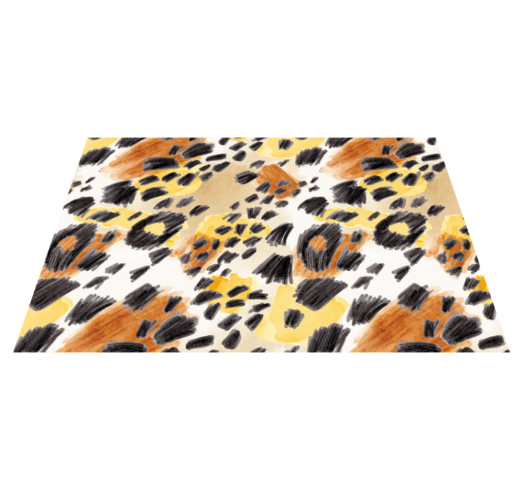 Tapis vinyle animal motif élégant - TenStickers