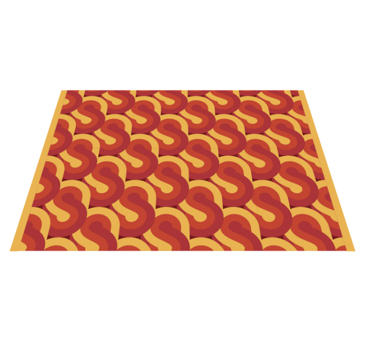 Tapis vinyle vintage design rétro dynamique - TenStickers