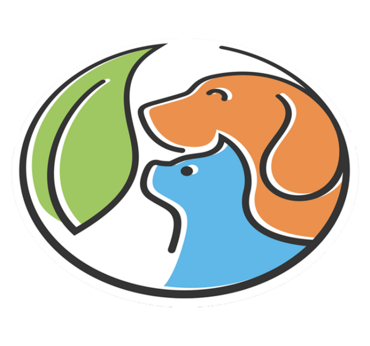 Tapis vinyle animal visages d'animaux abstraits - TenStickers