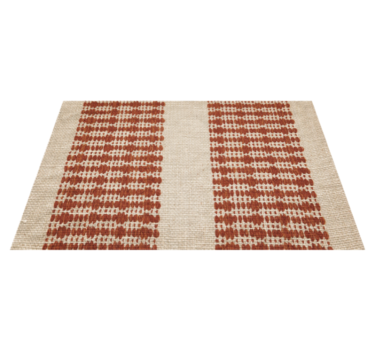 Tapis vinyle texture motif tissé rustique - TenStickers