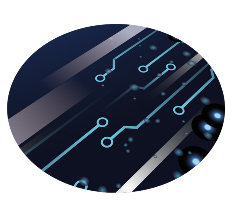 Tapis vinyle ado modèle de circuit imprimé - TenStickers